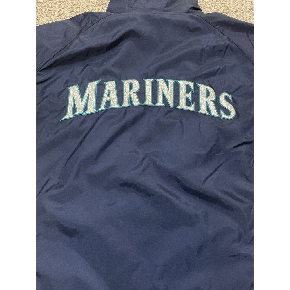 Majestic Size 2XL Seattle Mariners Zip-Up Baseball Jacket MLB - Picture 3 of 6